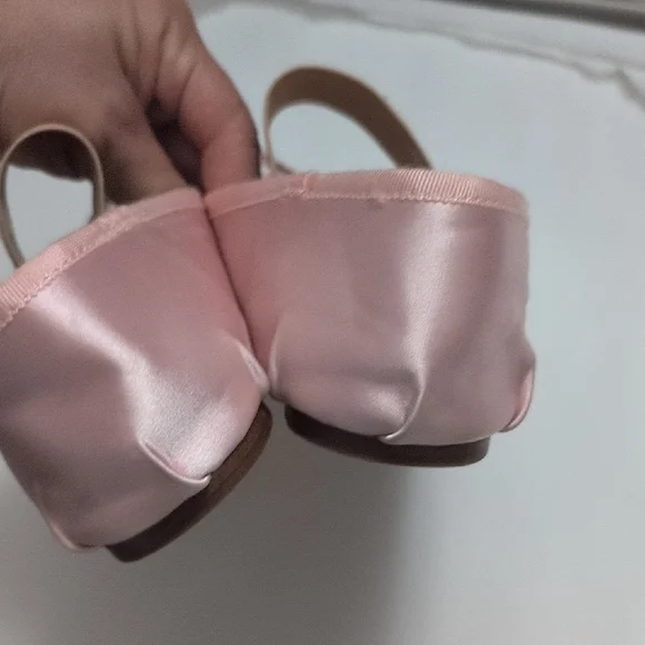 Miu Miu Pink Satin Ballet Flats - Picture 6 of 16